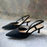 Tacones altos Mujer Zapatos individuales de ante negro con hebilla